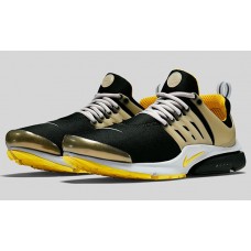 Nike presto 2016 черные с желтым